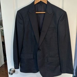 J.Crew men’s gray tuxedo jacket, 40s, excellent pre-owned condition